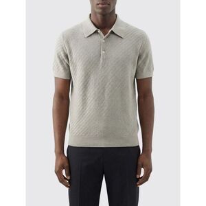 Brioni Polo Shirt Men Beige